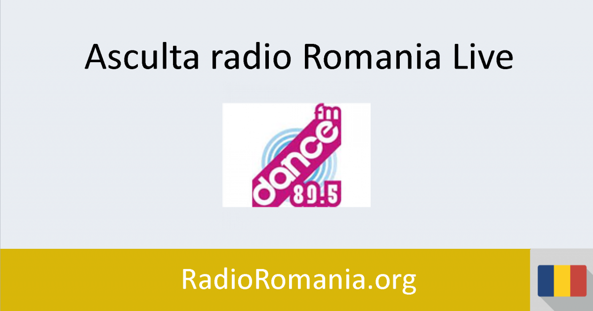 Dance FM Live Asculta Radio Online Dance FM Live Asculta Radio Online