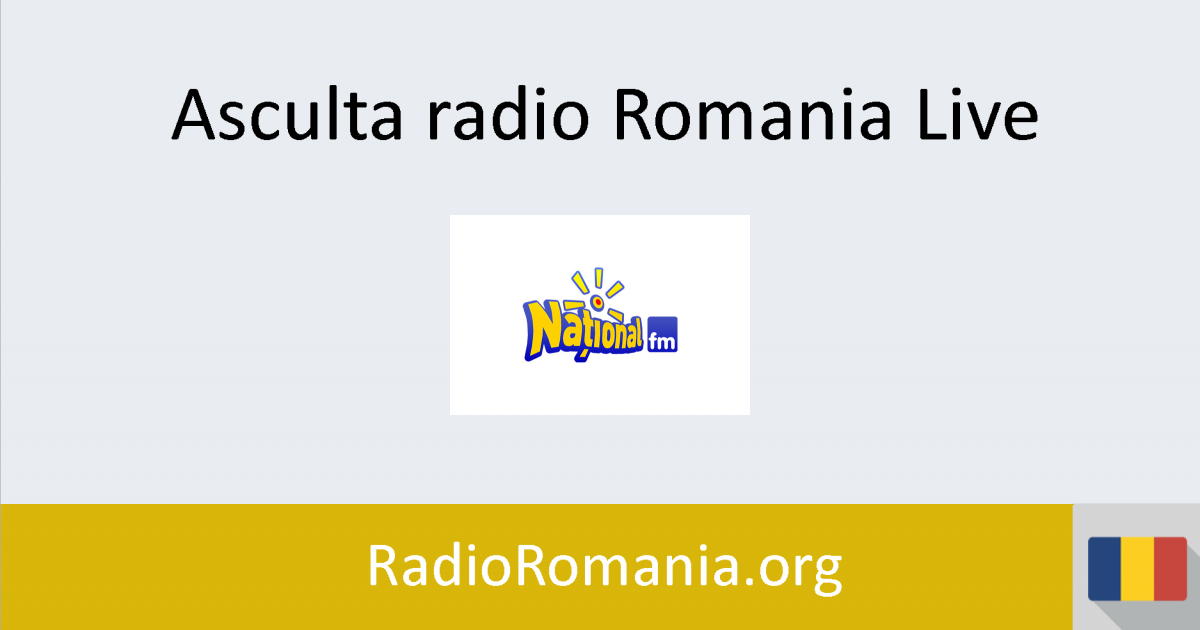 National FM live - Asculta Radio Online